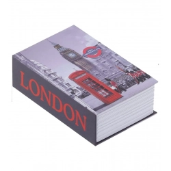 Generic Secret Book Safe with Number Locker (Gray)