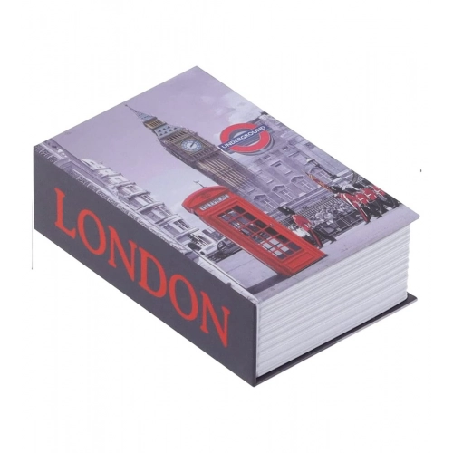 Generic Secret Book Safe with Number Locker (Gray)