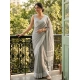 Generic Women's Linen Striped Saree With Unstitched Blouse 5.5Mtr (Gray) Generic Women's Linen Striped Saree With Unstitched Blouse 5.5Mtr (Gray)