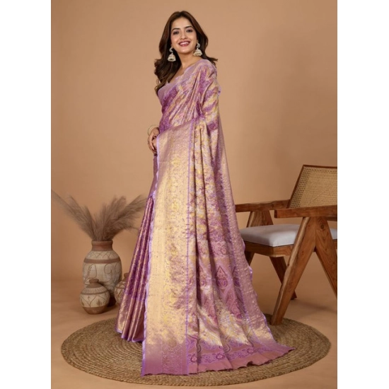 Generic Women's Jacquard Saree With Unstitched Blouse 5.5Mtr (Multicolor) Generic Women's Jacquard Saree With Unstitched Blouse 5.5Mtr (Multicolor)