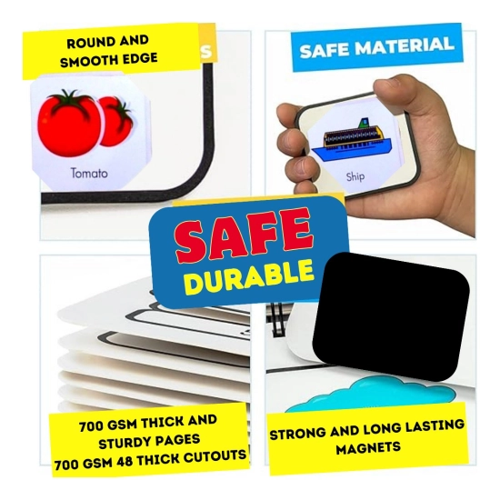 Generic Montessori Busy Book Benefits– Complete Early Learning Activity Book (2–4 Years, Multicolor)