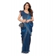 Generic Women's Georgette Printed Saree With Unstitched Blouse 5.5Mtr (Blue) Generic Women's Georgette Printed Saree With Unstitched Blouse 5.5Mtr (Blue)
