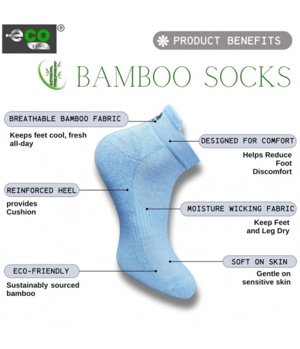 Generic 4_Pair Set Unisex Casual Cotton Printed Ankle Length Socks (Multicolor)