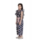 Generic Girl's Rayon Polka Flutter Jumpsuit (Multicolor) Generic Girl's Rayon Polka Flutter Jumpsuit (Multicolor)