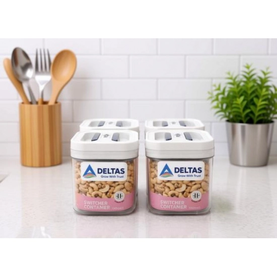 Generic Pack of 4 Switchers Airtight Storage Container Set 500 ML (White) Generic Pack of 4 Switchers Airtight Storage Container Set 500 ML (White)