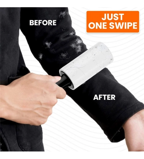 Generic Pet Hair Remover 1 Handle And Refill Totally 60 Sheets (White) Generic Pet Hair Remover 1 Handle And Refill Totally 60 Sheets (White)