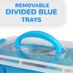 Generic Plastic 4 Layer Partition Box Saving Organiser With Lid (Multicolor)