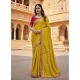Generic Women's Georgette Embroidered Saree With Unstitched Blouse 5.5Mtr (Yellow) Generic Women's Georgette Embroidered Saree With Unstitched Blouse 5.5Mtr (Yellow)