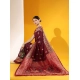 Generic Women's Raw_Silk Woven_Motif Saree With Unstitched Blouse 5.5Mtr (Maroon) Generic Women's Raw_Silk Woven_Motif Saree With Unstitched Blouse 5.5Mtr (Maroon)