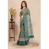 Generic Women's Cotton Silk Printed Saree With Unstitched Blouse 5.5Mtr (Multicolor) Generic Women's Cotton Silk Printed Saree With Unstitched Blouse 5.5Mtr (Multicolor)