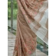 Generic Women's Linen Floral Embroidered Saree With Unstitched Blouse 5.5Mtr (Brown) Generic Women's Linen Floral Embroidered Saree With Unstitched Blouse 5.5Mtr (Brown)