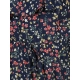 Generic Girl's Polyester Moss Floral Sleeveless Jumpsuit (Multicolor)