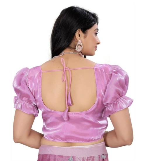 Generic Women's Jimmy Solid Designer Neck Elastic Sleeve Readymade Blouse (Light Pink 38 , Alterable up to 42)-PID65830 Generic Women's Jimmy Solid Designer Neck Elastic Sleeve Readymade Blouse (Light Pink 38 , Alterable up to 42)-PID65830