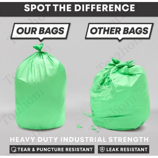 Generic Pack of 3 Polyethylene 17 x 19 Inches Garbage Bag (Green) Generic Pack of 3 Polyethylene 17 x 19 Inches Garbage Bag (Green)