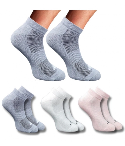 Generic 3_Pair Set Unisex Casual Cotton Printed Low Cut Socks (Multicolor)