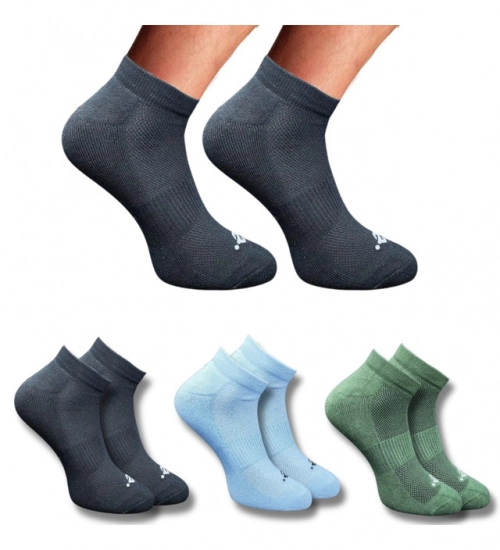 Generic 3_Pair Set Unisex Casual Cotton Printed Low Cut Socks (Multicolor)
