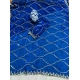 Generic Women's Slik Embellished Saree With Unstitched Blouse 5.5Mtr (Royal Blue)