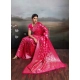 Generic Women's Silk Blend Printed Saree With Unstitched Blouse 5.5Mtr (Pink) Generic Women's Silk Blend Printed Saree With Unstitched Blouse 5.5Mtr (Pink)