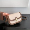 Generic Women's PU Leather Zipper Sling Bag (Beige)