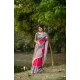 Generic Women's Faux_Tussar Geometric_Print Saree With Unstitched Blouse 5.5Mtr (Pink) Generic Women's Faux_Tussar Geometric_Print Saree With Unstitched Blouse 5.5Mtr (Pink)