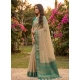 Generic Women's Cotton Printed Saree With Unstitched Blouse 5.5Mtr (Multicolor)