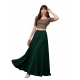 Generic Women's Georgette Solid Mid-Rise Wide Leg Flared Palazzo Pants with Elastic Waist (Green) Generic Women's Georgette Solid Mid-Rise Wide Leg Flared Palazzo Pants with Elastic Waist (Green)