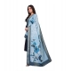 Generic Women's chanderi silk  Printed Dupatta (Blue, Length: 2 Mtr)