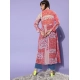 Generic Women's Polyester Floral Long Sleeves Shrug (Pink-Coral) Generic Women's Polyester Floral Long Sleeves Shrug (Pink-Coral)