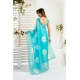 Generic Women's Linen Cotton Printed Ready To Wear Saree With Unstitched Blouse 5.5 Mtr (Aqua_Blue) Generic Women's Linen Cotton Printed Ready To Wear Saree With Unstitched Blouse 5.5 Mtr (Aqua_Blue)