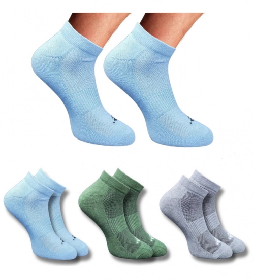 Generic 3_Pair Set Unisex Casual Cotton Printed Low Cut Socks (Multicolor)