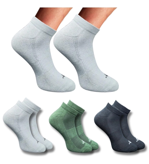 Generic 3_Pair Set Unisex Casual Cotton Printed Low Cut Socks (Multicolor)