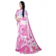 Generic Women's Georgette Floral Printed Saree With Unstitched Blouse 5.5Mtr (Pink) Generic Women's Georgette Floral Printed Saree With Unstitched Blouse 5.5Mtr (Pink)