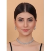 Generic Women's Brass Silver Plated Necklace set (Multicolor) Generic Women's Brass Silver Plated Necklace set (Multicolor)