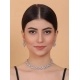 Generic Women's Brass Silver Plated Necklace set (Multicolor) Generic Women's Brass Silver Plated Necklace set (Multicolor)