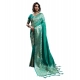Generic Women's Silk Blend Printed Saree With Unstitched Blouse 5.5Mtr (Teal Green) Generic Women's Silk Blend Printed Saree With Unstitched Blouse 5.5Mtr (Teal Green)