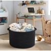 Generic Cotton Pack Of_1 14x12 Inch Storage Basket For Clothes With Out Lid (Black) Generic Cotton Pack Of_1 14x12 Inch Storage Basket For Clothes With Out Lid (Black)