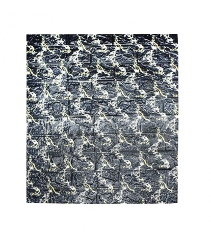 Generic Pack Of 3_Fancy 3D Wall Decor – Stylish Black Decorative Wall Art (Color: Assorted )