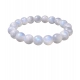 Generic Natural Crystal 8mm Moonstone Bracelet (White)