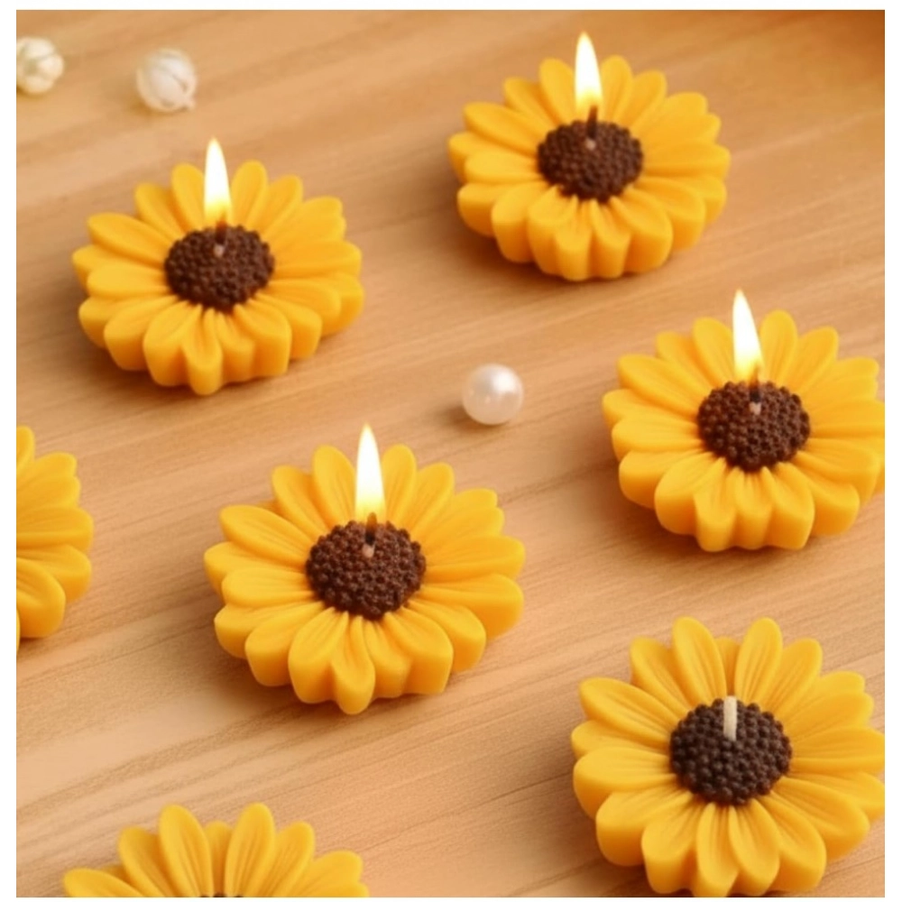 Generic Soya Wax Daisy Floating Candles