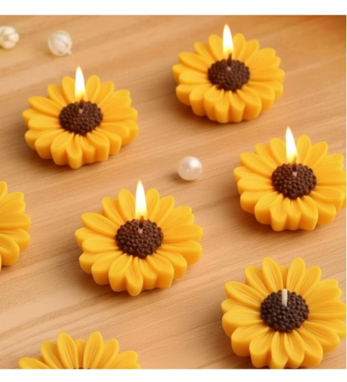 Generic Soya Wax Daisy Floating Candles