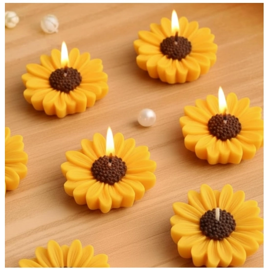 Generic Soya Wax Daisy Floating Candles