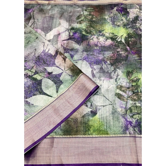 Generic Women's Cotton Silk Printed Saree With Unstitched Blouse 5.5Mtr (Multicolor) Generic Women's Cotton Silk Printed Saree With Unstitched Blouse 5.5Mtr (Multicolor)