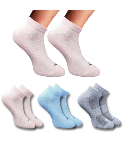 Generic 3_Pair Set Unisex Casual Cotton Printed Low Cut Socks (Multicolor)