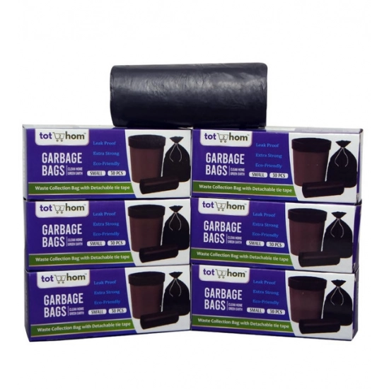 Generic Pack of 6 Plastic 17 x 19 Inches Garbage Bag (Black) Generic Pack of 6 Plastic 17 x 19 Inches Garbage Bag (Black)