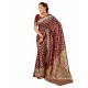 Generic Women's Jacquard Printed Saree With Unstitched Blouse 5.5Mtr (Maroon) Generic Women's Jacquard Printed Saree With Unstitched Blouse 5.5Mtr (Maroon)