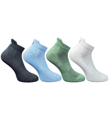 Generic 4_Pair Set Unisex Casual Cotton Printed Ankle Length Socks (Multicolor)