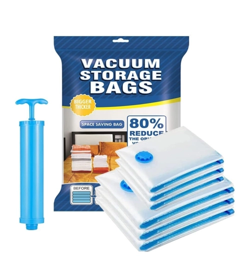 Generic Plastic Vacuum Storage Bags with Hand Pump