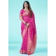 Generic Women's Jacquard Printed Saree With Unstitched Blouse 5.5Mtr (Pink) Generic Women's Jacquard Printed Saree With Unstitched Blouse 5.5Mtr (Pink)
