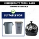 Generic Pack of 5 Biodegradeable Vegetable-Paper 25 x 30 Inches Garbage Bag (Black)