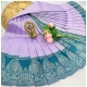 Generic Women's Soft Silk Printed Saree With Unstitched Blouse 5.5Mtr (Lavender)